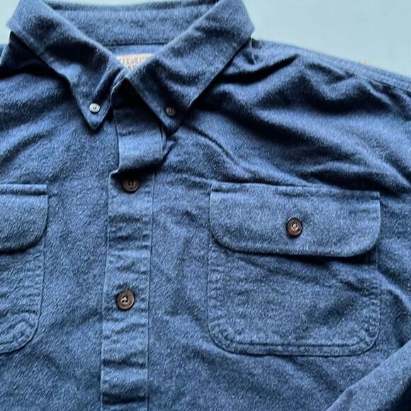Duluth Trading Co. Button Down Cotton Flannel Sz. XL - Picture 3 of 7